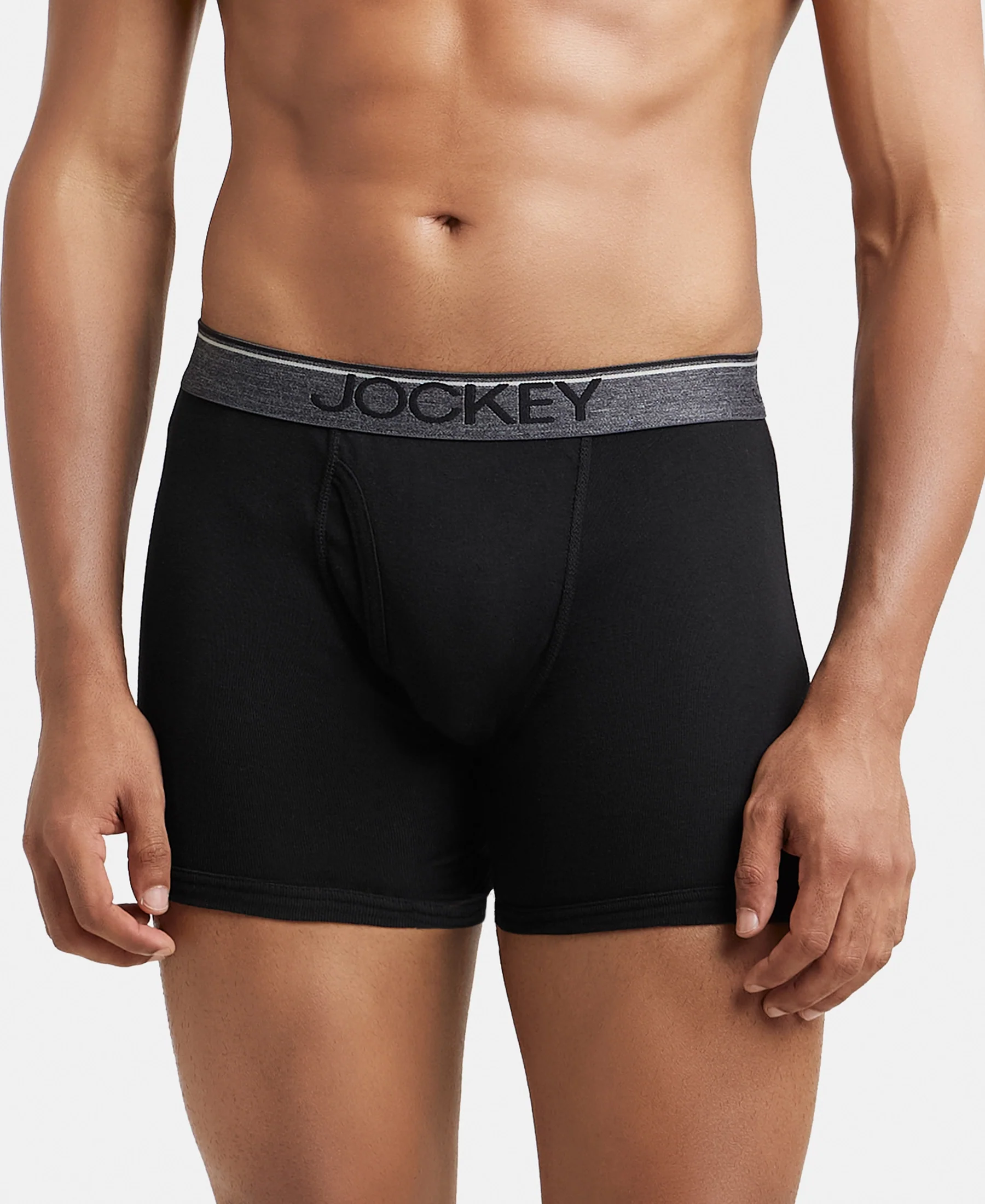 Buy Super Combed Cotton Rib Solid Boxer Brief 